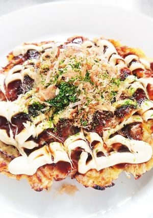 ヘルシー♪豆腐とキャベツのお好み焼き-レシピのメイン写真
