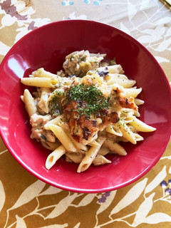 簡単鶏団子とペンネのご馳走クリームパスタ-レシピのメイン写真