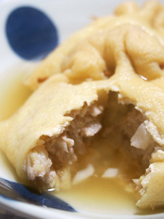 油揚げの肉詰め煮!生姜たっぷり温まる♪-レシピのメイン写真