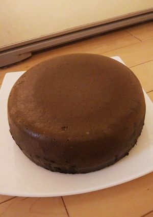 簡単　小学生が作る炊飯器ココアケーキ　-レシピのメイン写真