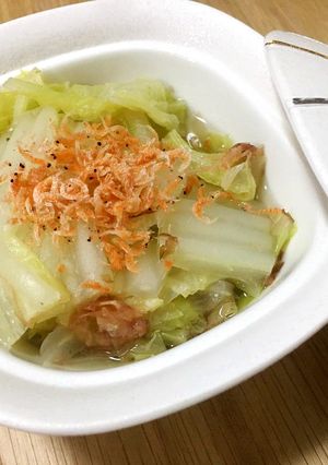 MCTオイルと白菜のだし煮-レシピのメイン写真