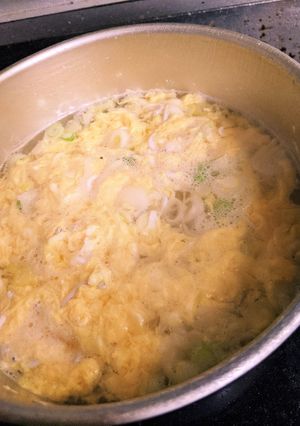 (超簡単)しらすと玉子の味噌汁(スープ)-レシピのメイン写真