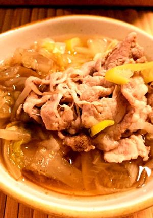 妊婦飯、糖質オフ　あご出汁豚しゃぶ-レシピのメイン写真