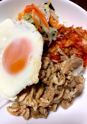 焼肉のタレで簡単にビビンバ-レシピのメイン写真