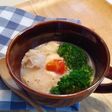 白身魚とチーズのお雑煮