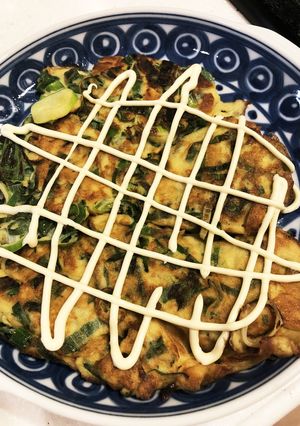 白ネギの青い部分でネギ焼き-レシピのメイン写真