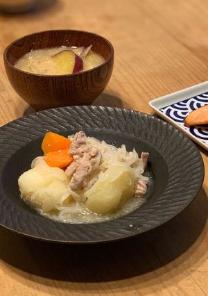 素朴な味わい！塩麹肉じゃが（無水調理）-レシピのメイン写真