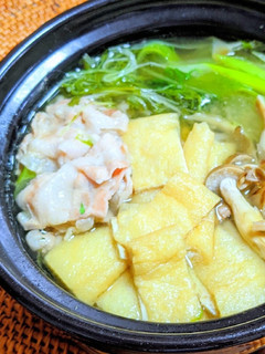 柚子香る✿水菜と豚肉のハリハリ鍋-レシピのメイン写真