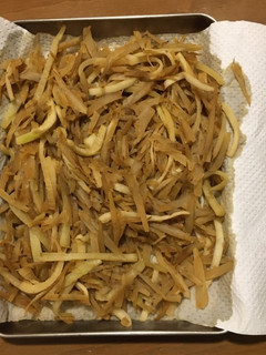 大根の皮できんぴらごぼう-レシピのメイン写真