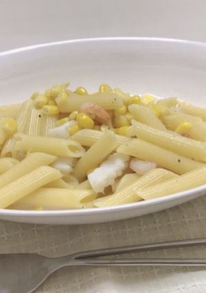 超簡単手抜きシーフードパスタ-レシピのメイン写真