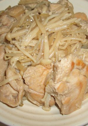 炊飯器で♪チキンとえのきの蒸し煮　-レシピのメイン写真