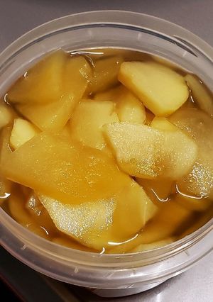 リンゴのコンポート-レシピのメイン写真