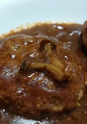 簡単! 煮込みハンバーグ-レシピのメイン写真