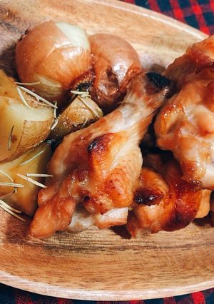 手羽元で簡単♡ローストチキン-レシピのメイン写真