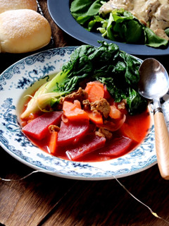 お野菜たっぷりビーツスープ-レシピのメイン写真