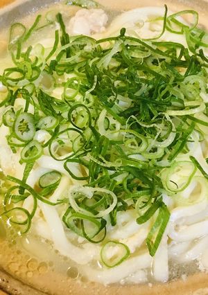 鶏もも肉と豆腐＆豆乳のうどん鍋-レシピのメイン写真