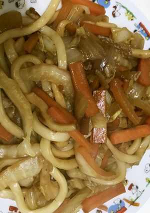 野菜たっぷりやきうどん-レシピのメイン写真