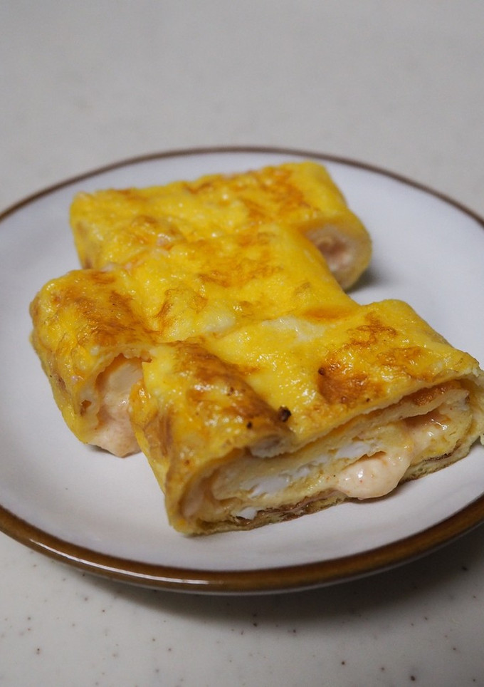 【簡単】明太マヨの卵焼き-レシピのメイン写真