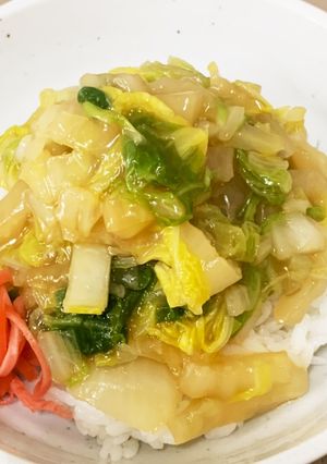 トロトロ白菜どんぶり-レシピのメイン写真