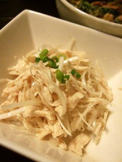 ささみとネギのごま油サラダ-レシピのメイン写真