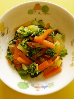 保育園給食★菜の花サラダ-レシピのメイン写真