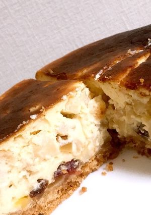 リンゴとドライフルーツのチーズケーキ-レシピのメイン写真