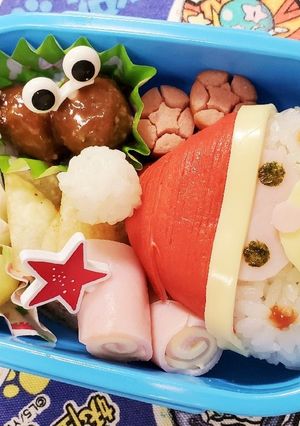 年長(野菜嫌い)お弁当★19/12/17-レシピのメイン写真