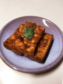 簡単!ご飯泥棒♪韓国惣菜【豆腐の煮付け】-レシピのメイン写真