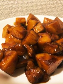 モラセスで♪豚肉と里芋の甘辛煮-レシピのメイン写真