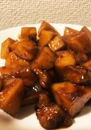モラセスで♪豚肉と里芋の甘辛煮-レシピのメイン写真