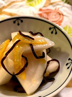 カブの塩昆布和え〜柚子の香り+-レシピのメイン写真