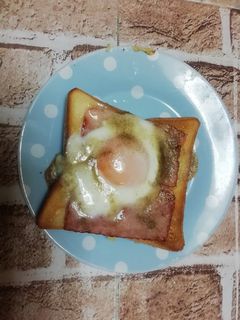 目玉焼きトースト-レシピのメイン写真