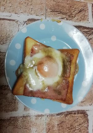 目玉焼きトースト-レシピのメイン写真