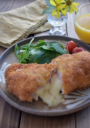 クリスマスに！鶏のチーズ挟み揚げ-レシピのメイン写真