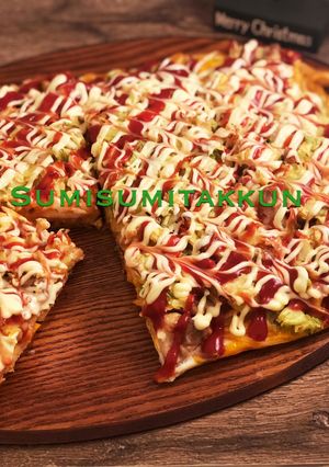 オーブンでうどんのBIGモダン焼き☆-レシピのメイン写真