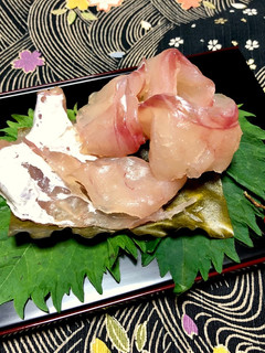 お節・お祝いに◆鱈(鯛)の昆布〆-レシピのメイン写真