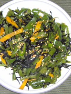 ピーマンとひじきの煮物-レシピのメイン写真