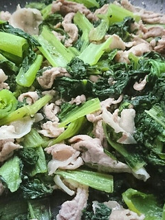 高菜と豚こまの味噌炒め-レシピのメイン写真