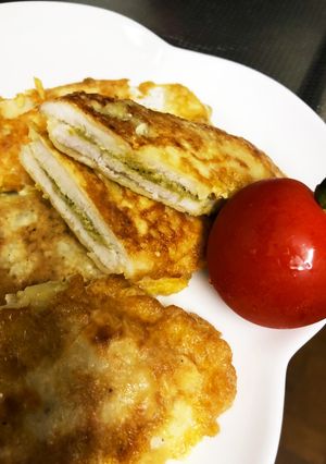 鶏ムネ柚子胡椒ピカタ-レシピのメイン写真