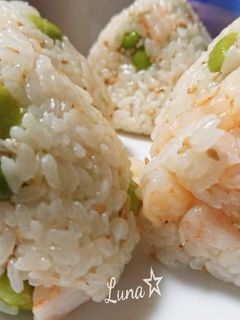 エビと枝豆のおにぎり-レシピのメイン写真