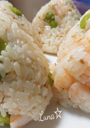 エビと枝豆のおにぎり-レシピのメイン写真