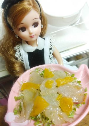 リカちゃん♡みかんぶり?サッパリサラダꕤ-レシピのメイン写真