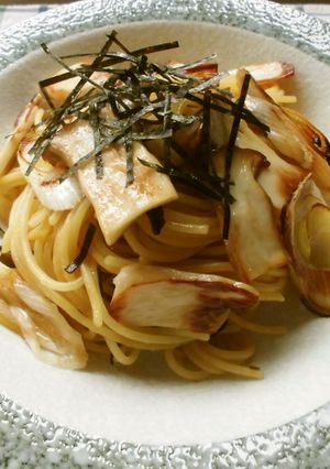 ネギとキノコの和風パスタ♪-レシピのメイン写真