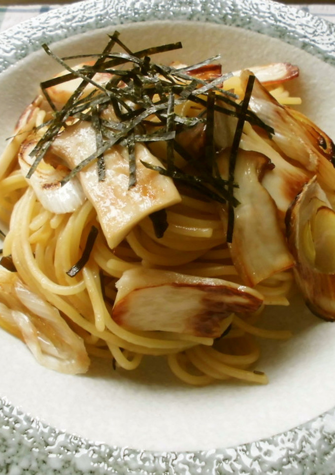 ネギとキノコの和風パスタ♪-レシピのメイン写真