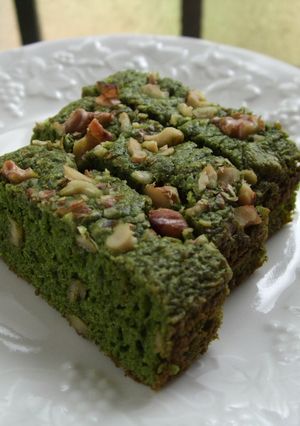 ホワイトチョコの 抹茶ブラウニー-レシピのメイン写真