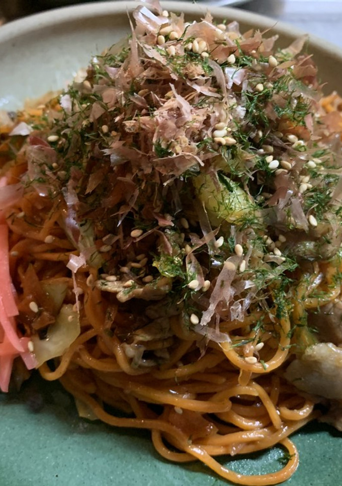 我が家の焼きそば-レシピのメイン写真