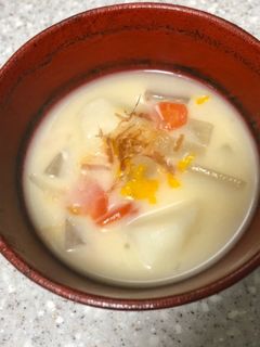 白味噌のみそ汁-レシピのメイン写真