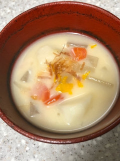 白味噌のみそ汁-レシピのメイン写真