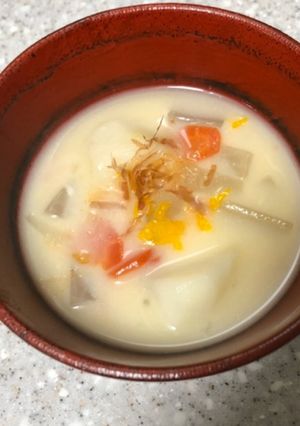 白味噌のみそ汁-レシピのメイン写真