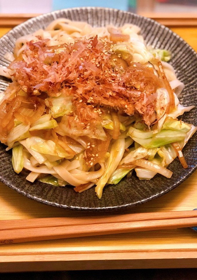 懐かしい思い出の焼うどん-レシピのメイン写真
